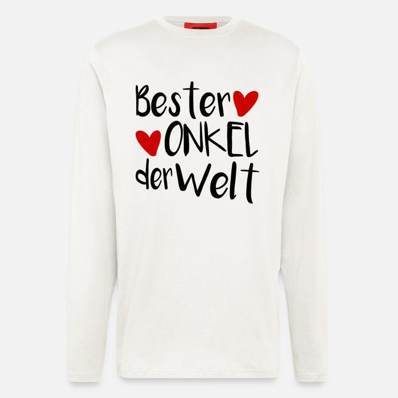 Bester Onkel - Langarmshirt - made by SPREAD  - OFF WHITE