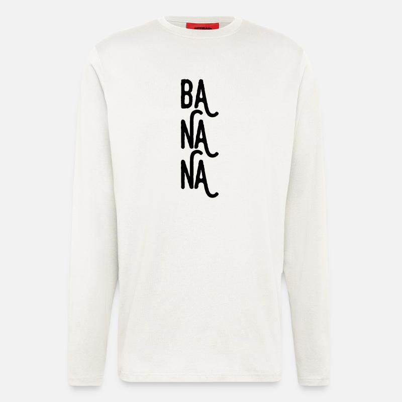 Bananen - Langarmshirt - made by SPREAD  - OFF WHITE