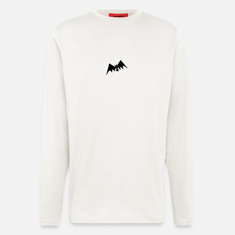 black bat bats bloodsucker vampire - Longsleeve - made by SPREAD  - OFF WHITE