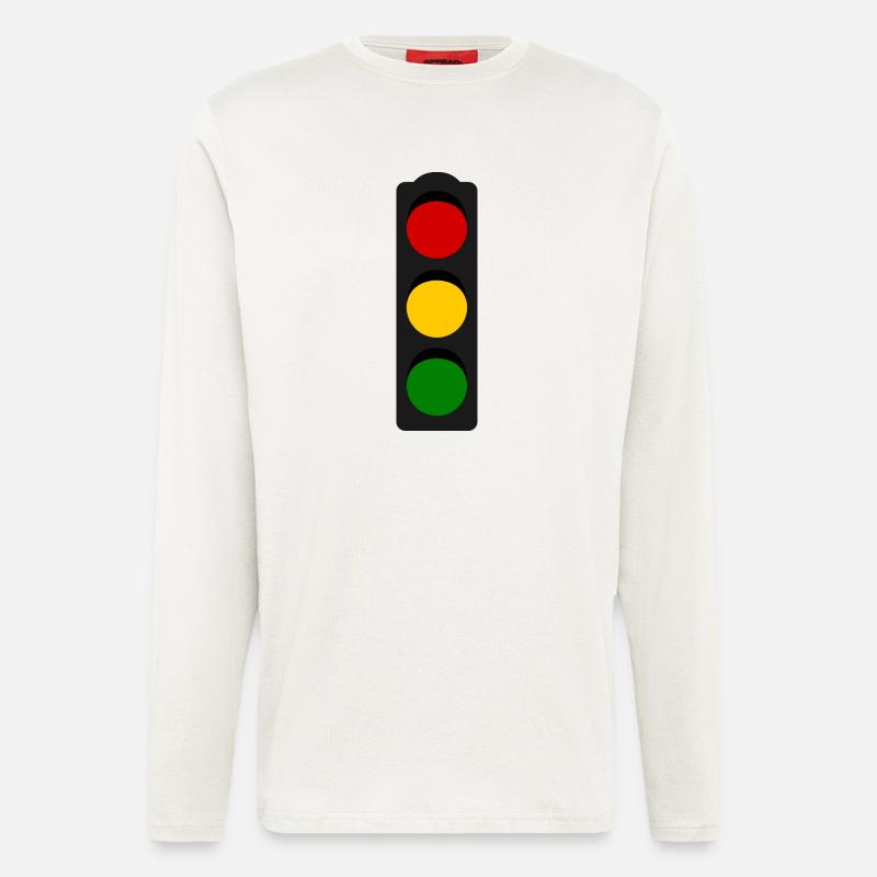 Ampel 2 - Langarmshirt - made by SPREAD  - OFF WHITE