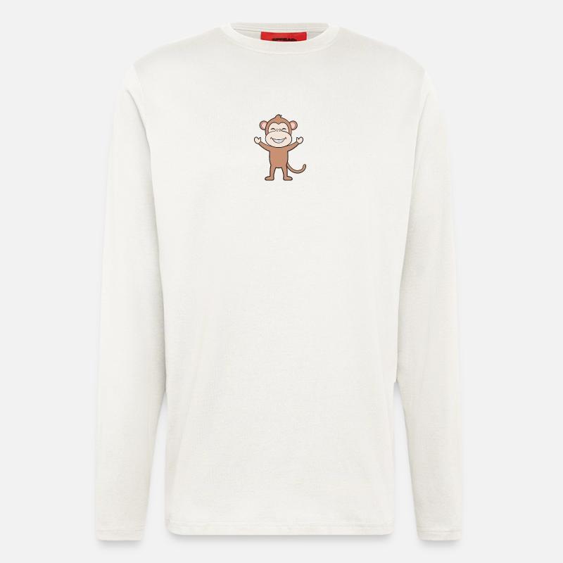 Monkey Monkeys - Longsleeve - made by SPREAD  - OFF WHITE