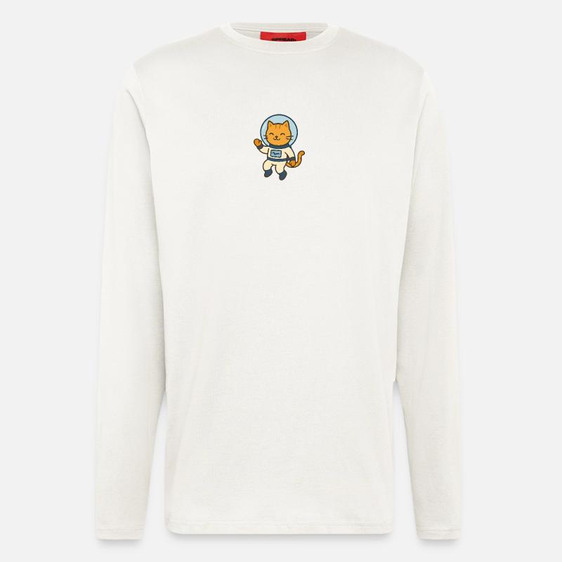Astrocat - Longsleeve - made by SPREAD  - OFF WHITE