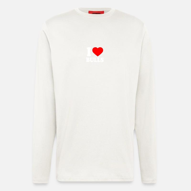 I love bulls - Longsleeve - made by SPREAD  - OFF WHITE
