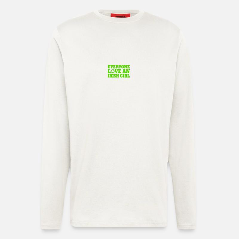 st patricks day - Langarmshirt - made by SPREAD - OFF WHITE