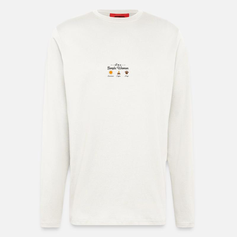 Hundefrau - Langarmshirt - made by SPREAD - OFF WHITE