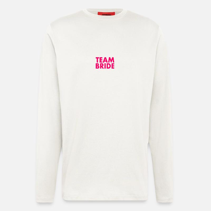 Team bride - Langarmshirt - made by SPREAD  - OFF WHITE