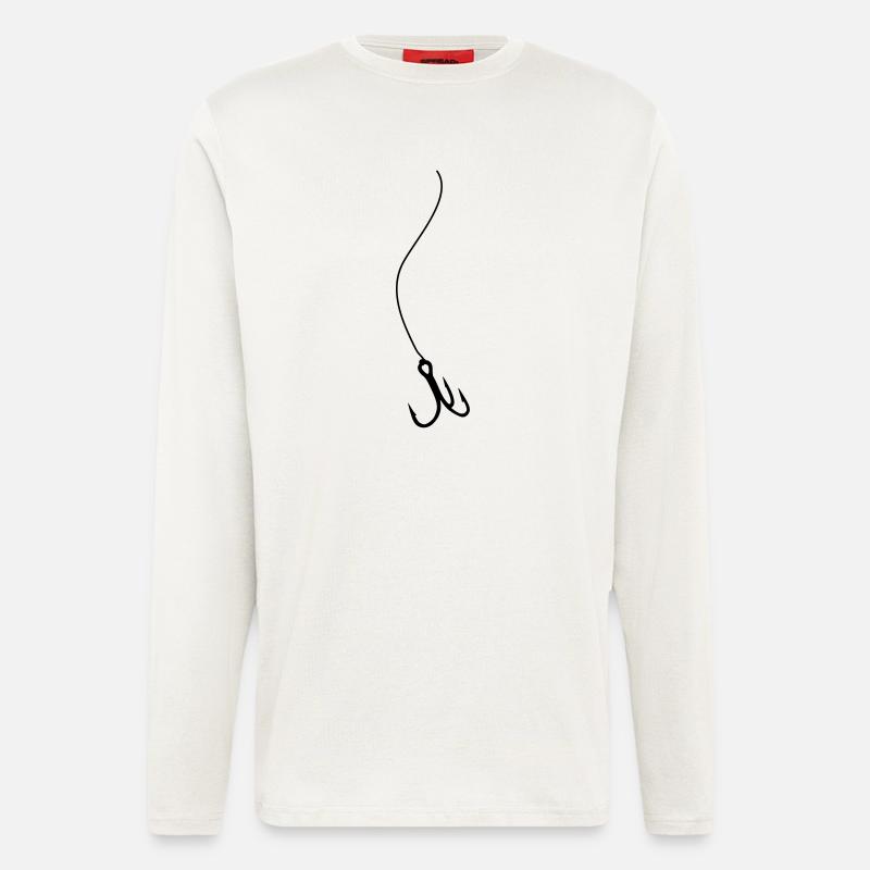 Angelhaken - Langarmshirt - made by SPREAD - OFF WHITE