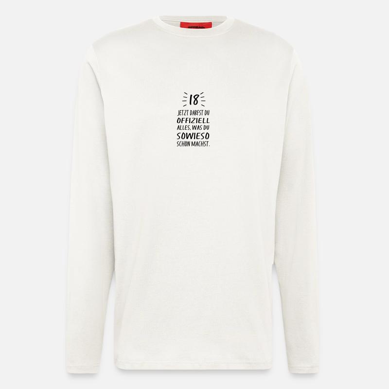 18 - Langarmshirt - made by SPREAD  - OFF WHITE