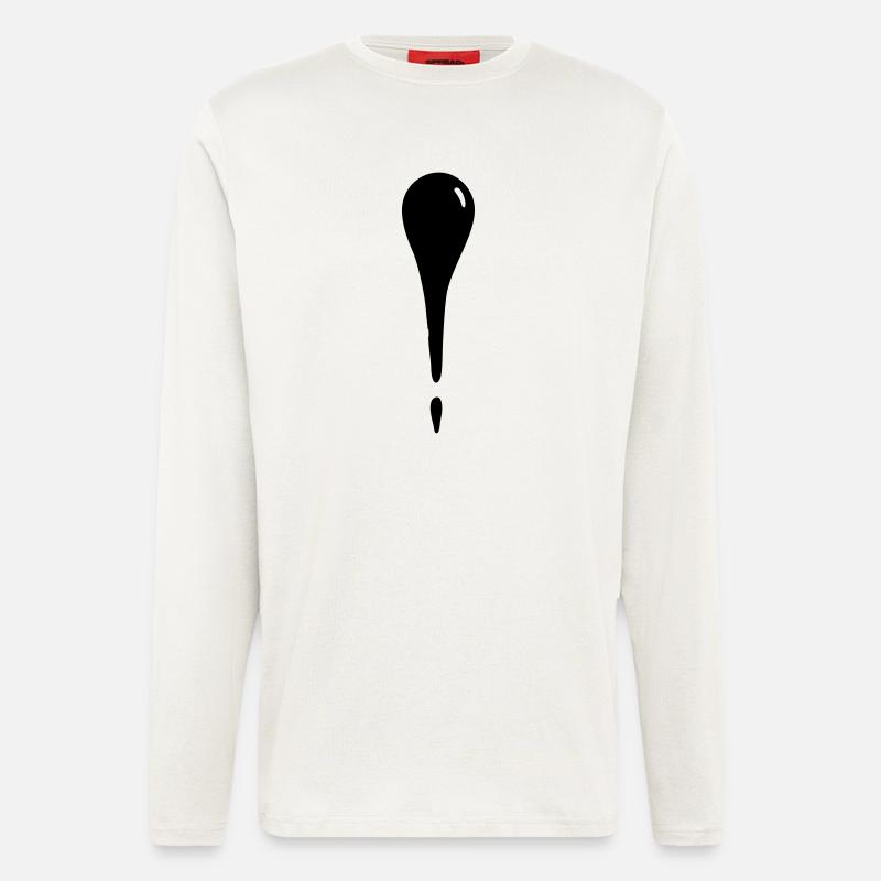 Wassertropfen - Träne - Langarmshirt - made by SPREAD  - OFF WHITE