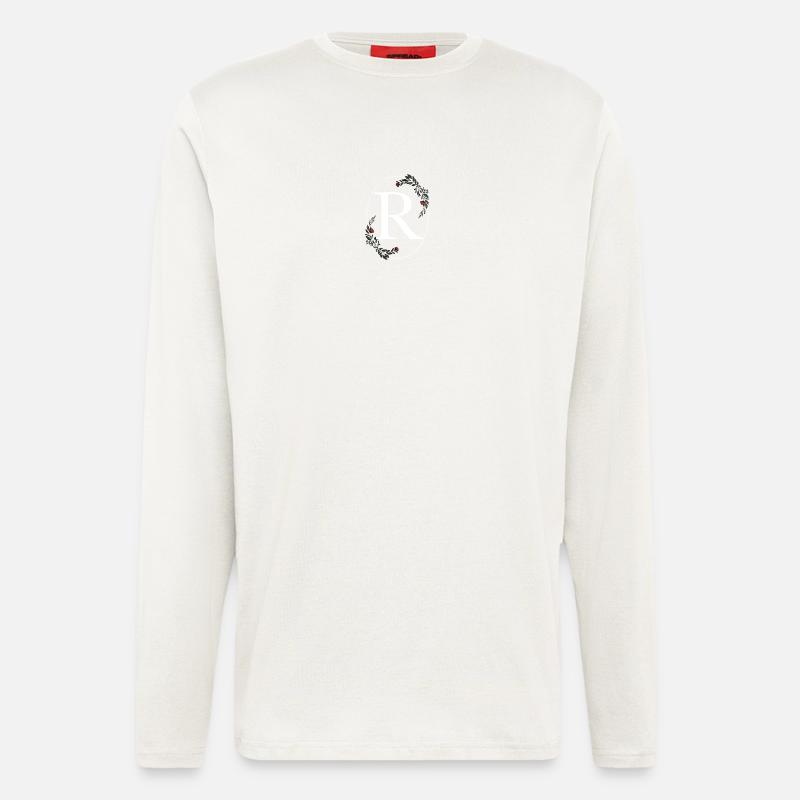 Buchstabe R - Langarmshirt - made by SPREAD  - OFF WHITE