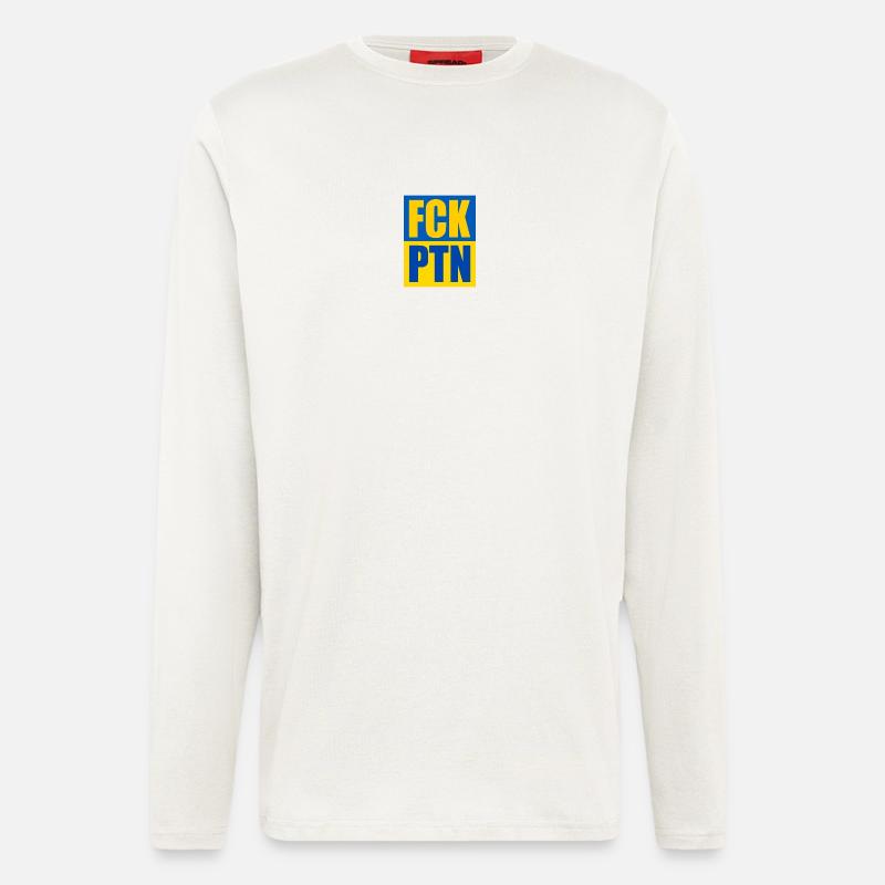 Fck ptn - Langarmshirt - made by SPREAD  - OFF WHITE