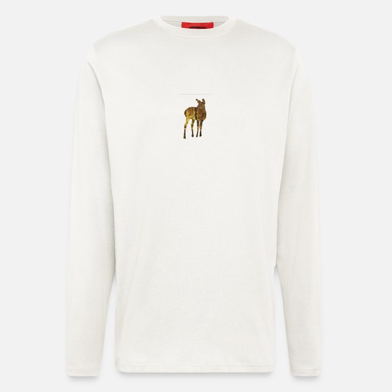 Reh - Langarmshirt - made by SPREAD  - OFF WHITE