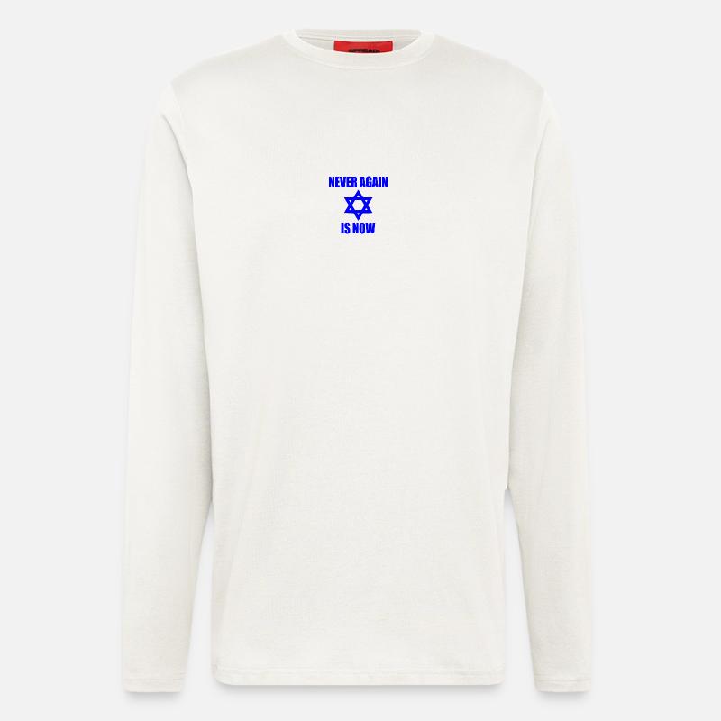 Never again is now - Langarmshirt - made by SPREAD  - OFF WHITE