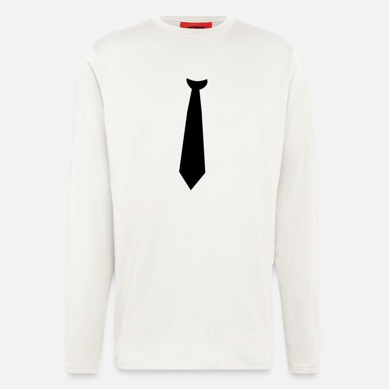 schlips - Langarmshirt - made by SPREAD  - OFF WHITE