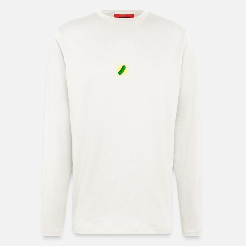 Gurke Stern Gurke - Langarmshirt - made by SPREAD  - OFF WHITE