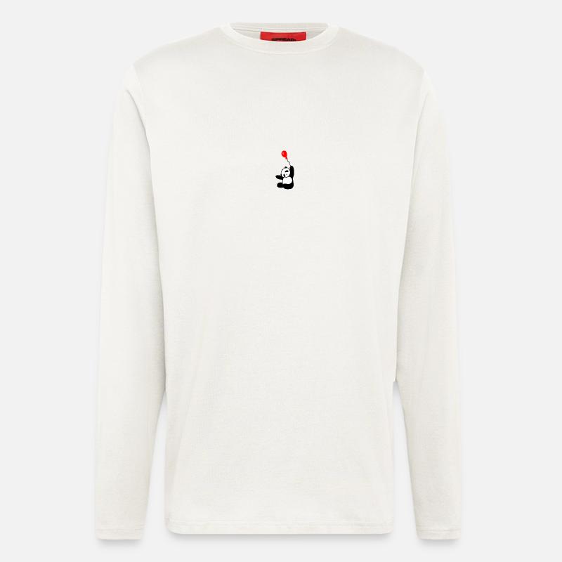 Panda - Langarmshirt - made by SPREAD  - OFF WHITE