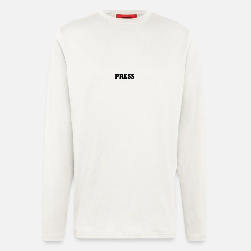 Press - Langarmshirt - made by SPREAD  - OFF WHITE