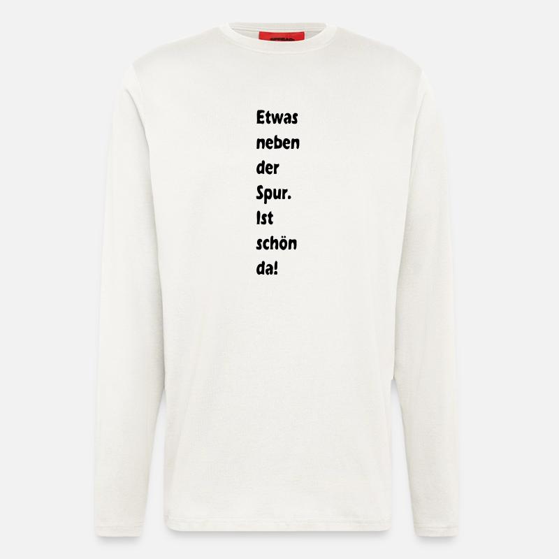 Neben der Spur - Langarmshirt - made by SPREAD  - OFF WHITE