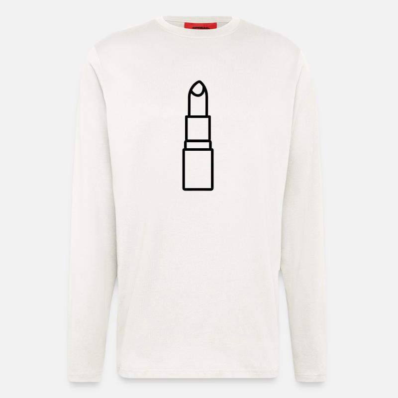 lipstick - Longsleeve - made by SPREAD  - OFF WHITE