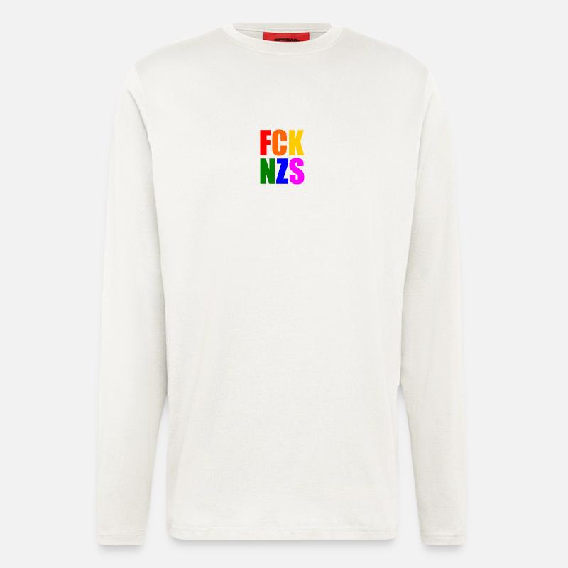 Fck nzs - Langarmshirt - made by SPREAD  - OFF WHITE