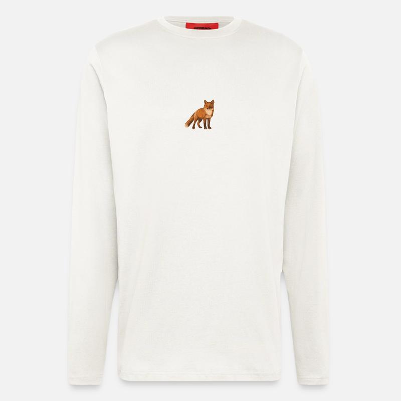 fox - Langarmshirt - made by SPREAD  - OFF WHITE
