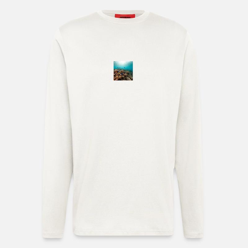 Korallenriff - Langarmshirt - made by SPREAD  - OFF WHITE