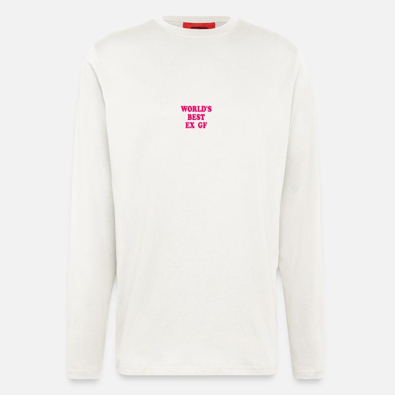 worlds best ex gf - Langarmshirt - made by SPREAD  - OFF WHITE