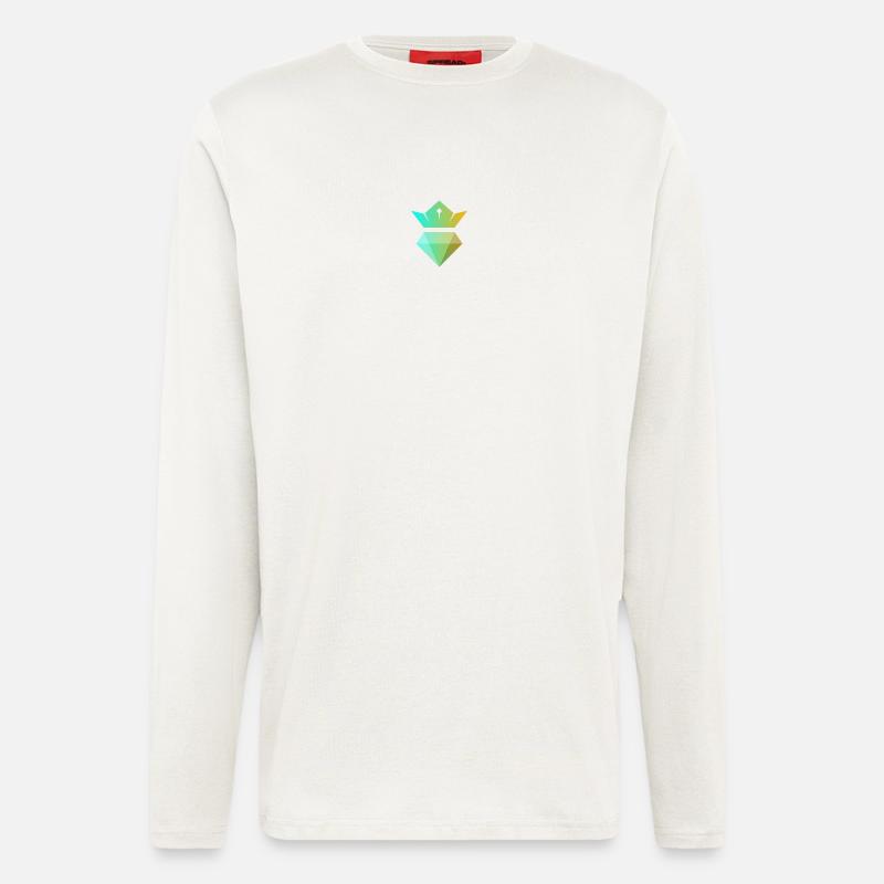 Gradient crown over diamond - Longsleeve - made by SPREAD  - OFF WHITE