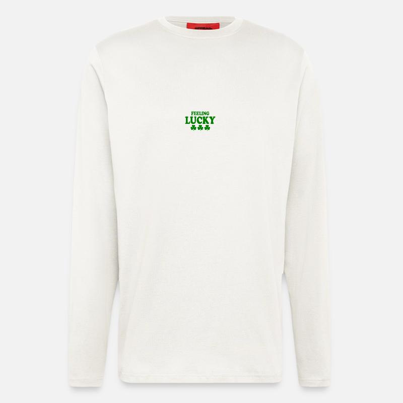 feeling lucky - Longsleeve - made by SPREAD  - OFF WHITE