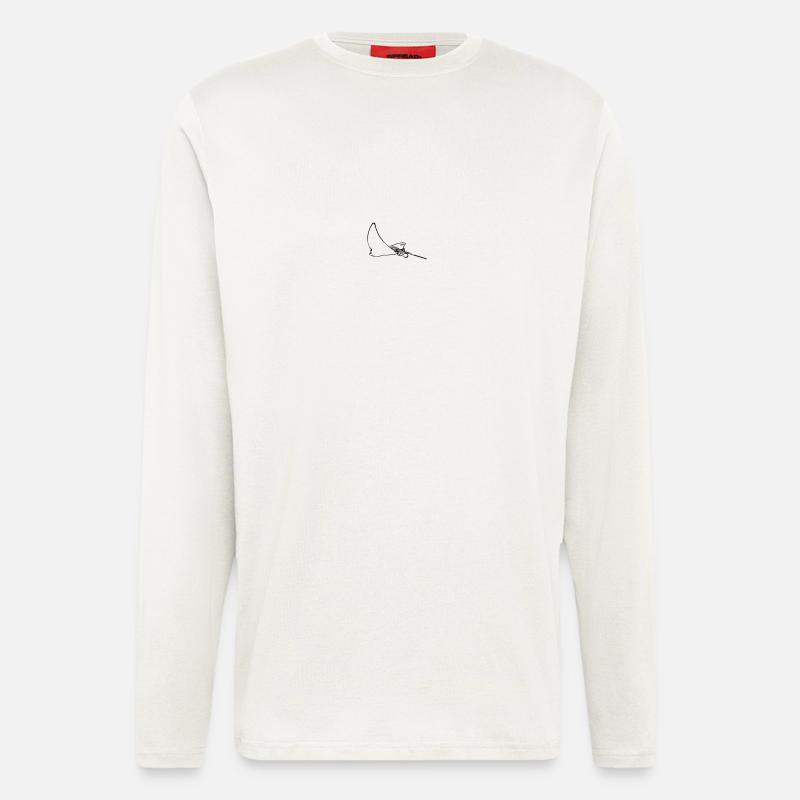 Eagle rays - Longsleeve - made by SPREAD  - OFF WHITE