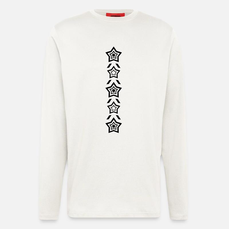 Sternenreihe - Langarmshirt - made by SPREAD  - OFF WHITE