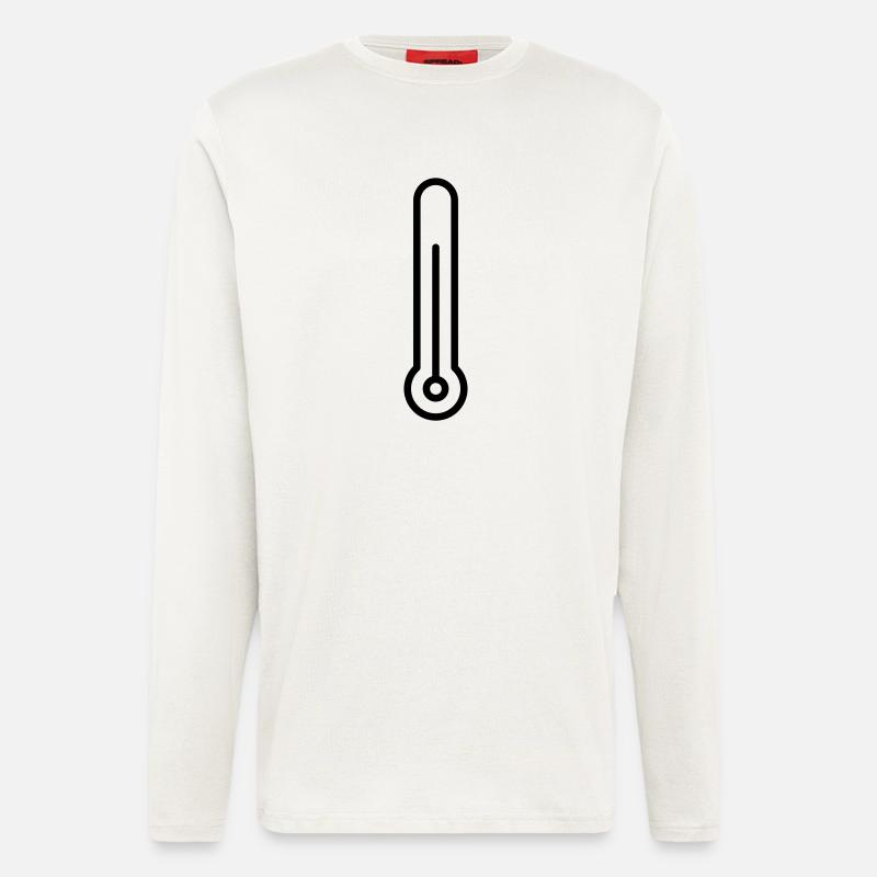Thermometer - Langarmshirt - made by SPREAD  - OFF WHITE
