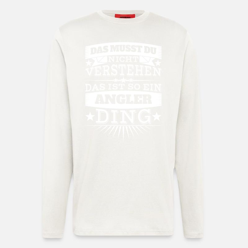 Angler Ding - Langarmshirt - made by SPREAD  - OFF WHITE