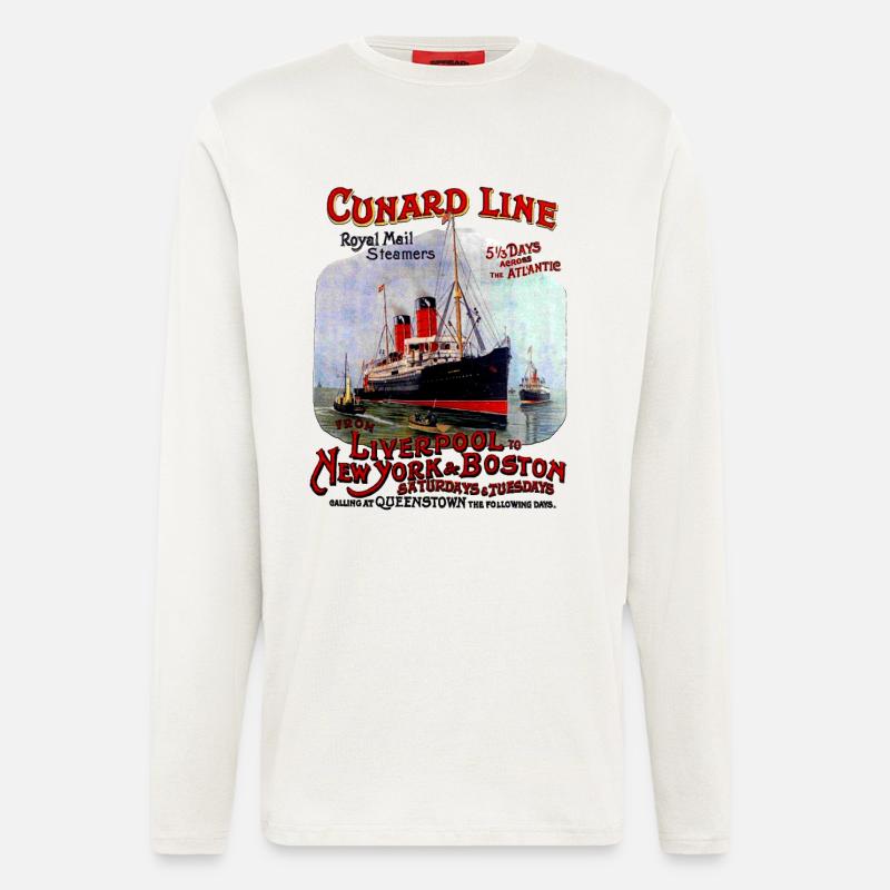 LINER TRANSATLANTIC CREATION LOUIS RUNEMBERG - Langarmshirt - made by SPREAD - OFF WHITE