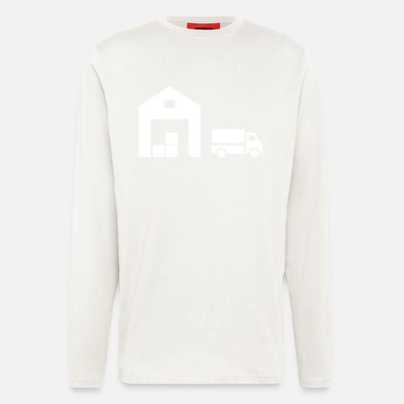 Logistik - Langarmshirt - made by SPREAD  - OFF WHITE
