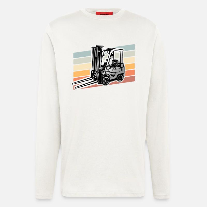 Forklift Forklift - Longsleeve - made by SPREAD - OFF WHITE
