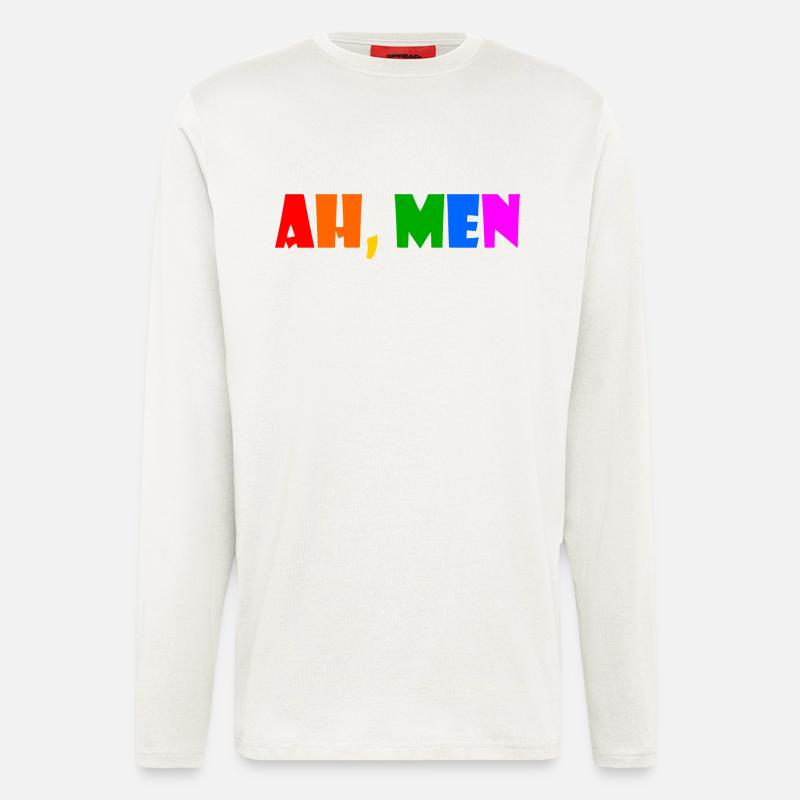 Ah men - Langarmshirt - made by SPREAD  - OFF WHITE