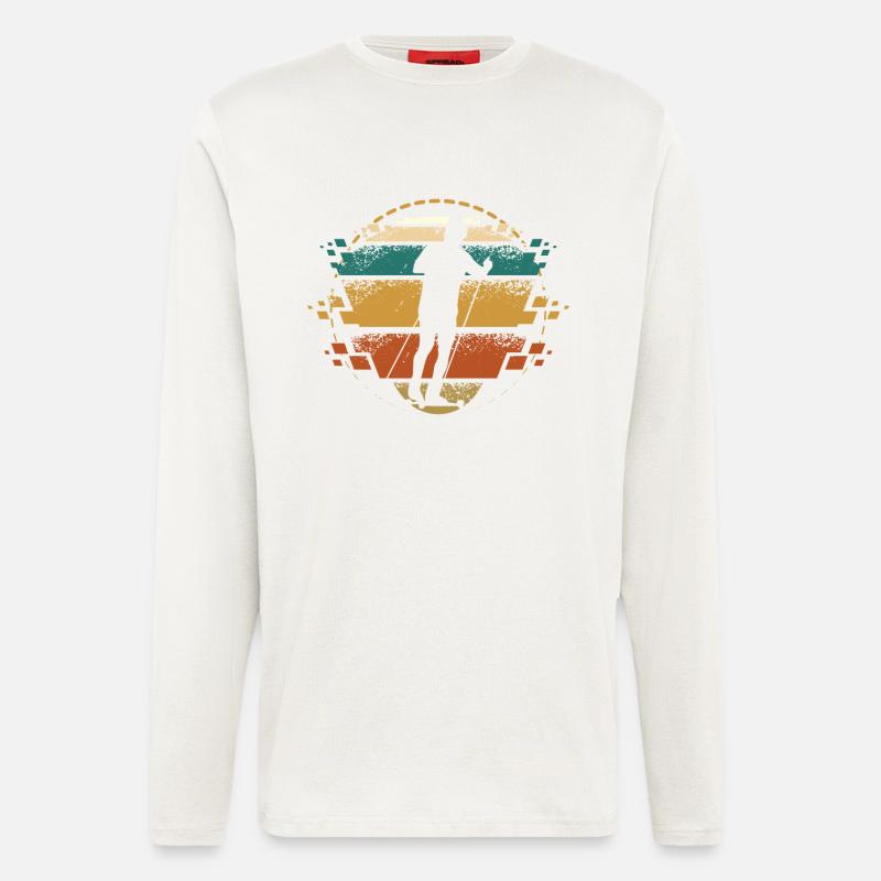 Roller Ski Retro - Longsleeve - made by SPREAD  - OFF WHITE