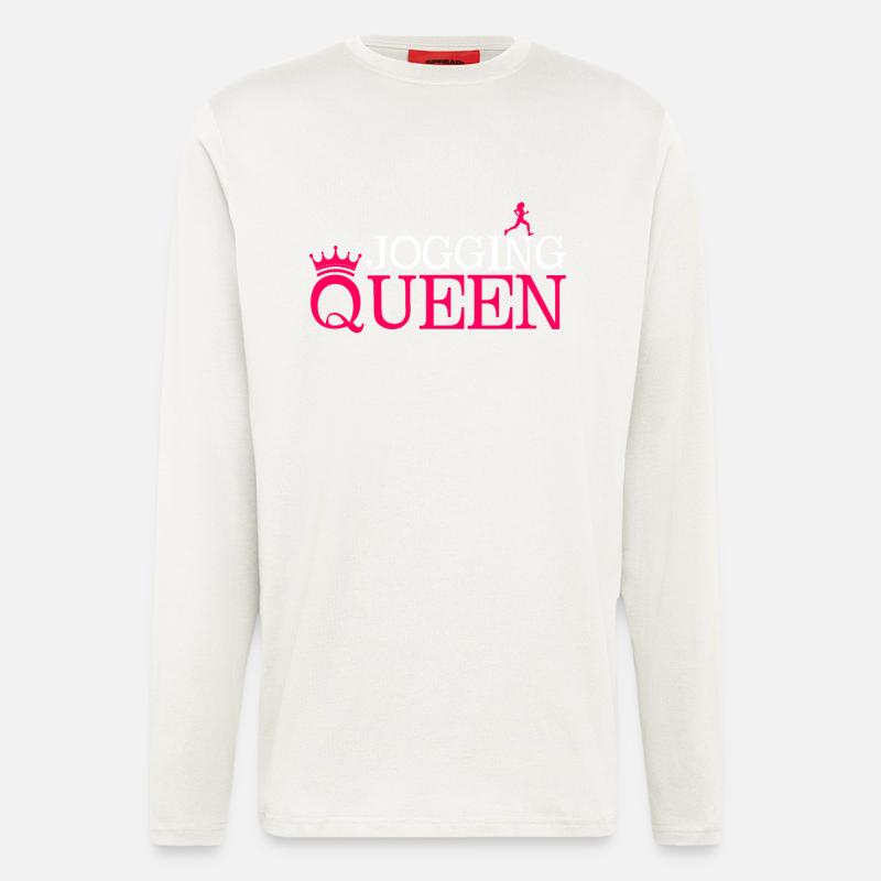 Jogging Queen - Langarmshirt - made by SPREAD  - OFF WHITE