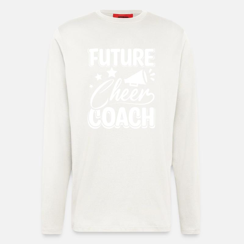 Future cheer coach - Langarmshirt - made by SPREAD  - OFF WHITE