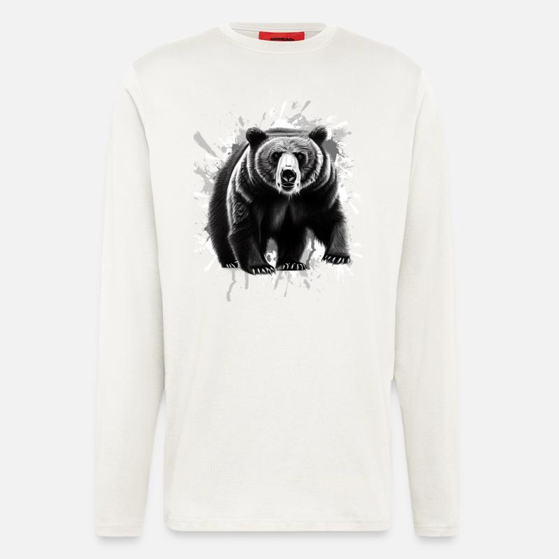 Bear - Longsleeve - made by SPREAD  - OFF WHITE