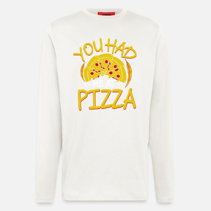 Pizza - Langarmshirt - made by SPREAD  - OFF WHITE