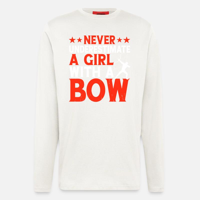 Bogenschütze Bogenschießen - Langarmshirt - made by SPREAD  - OFF WHITE