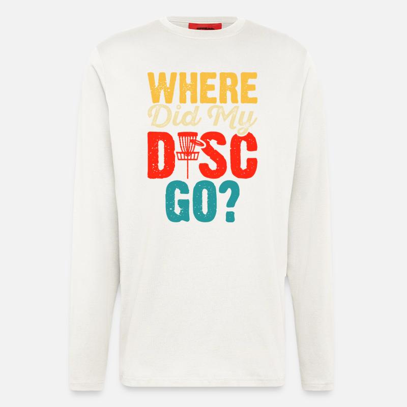 Discgolf Disc Golf - Langarmshirt - made by SPREAD  - OFF WHITE