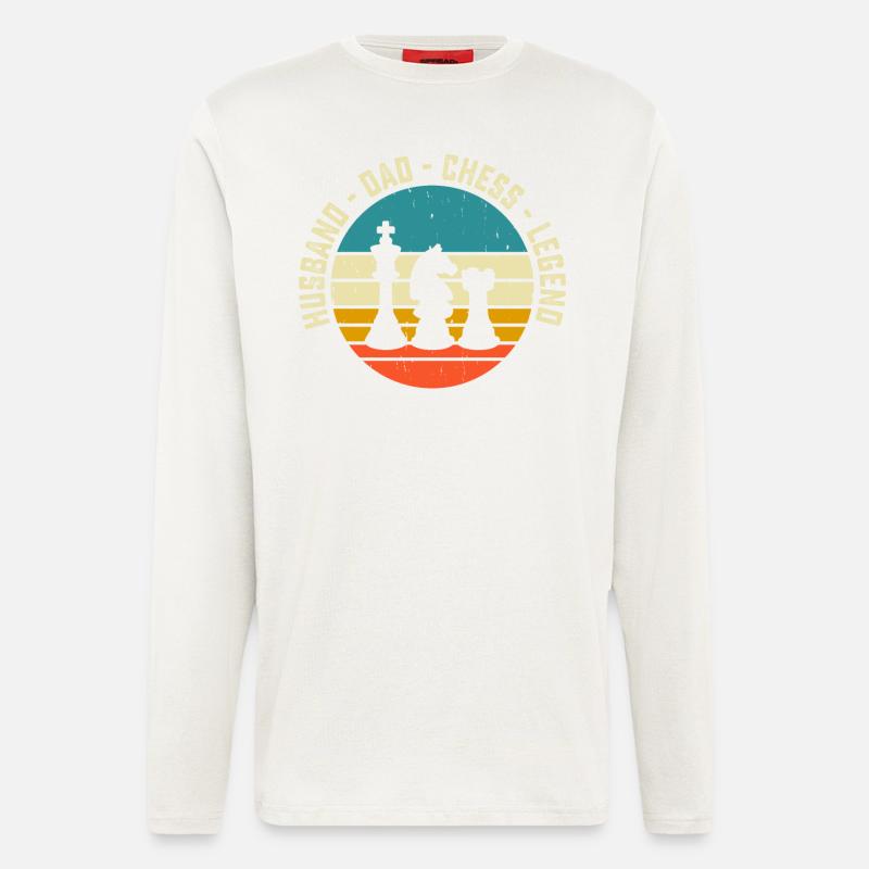 Schach - Langarmshirt - made by SPREAD  - OFF WHITE