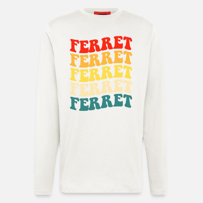 Frettchen - Langarmshirt - made by SPREAD  - OFF WHITE