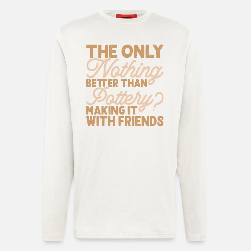 Pottery Pottery Pottery - Longsleeve - made by SPREAD - OFF WHITE