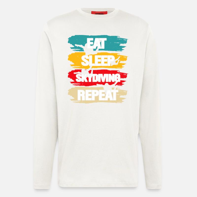 Skydiving - Langarmshirt - made by SPREAD  - OFF WHITE