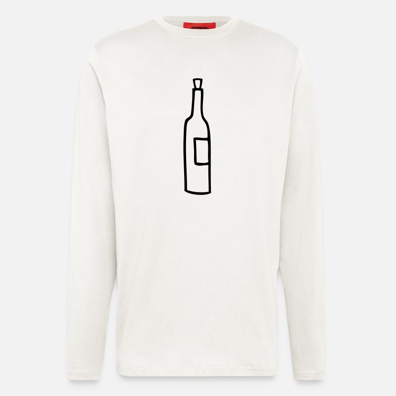 flasche leer - Langarmshirt - made by SPREAD  - OFF WHITE
