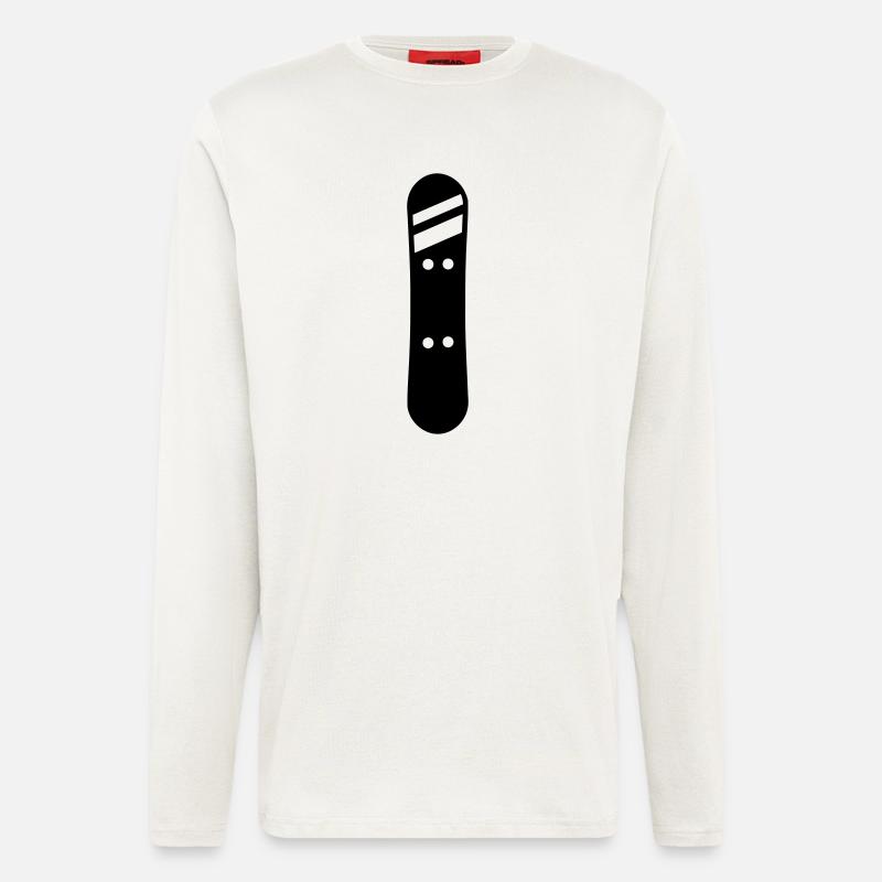 Snowboard - Longsleeve - made by SPREAD - OFF WHITE